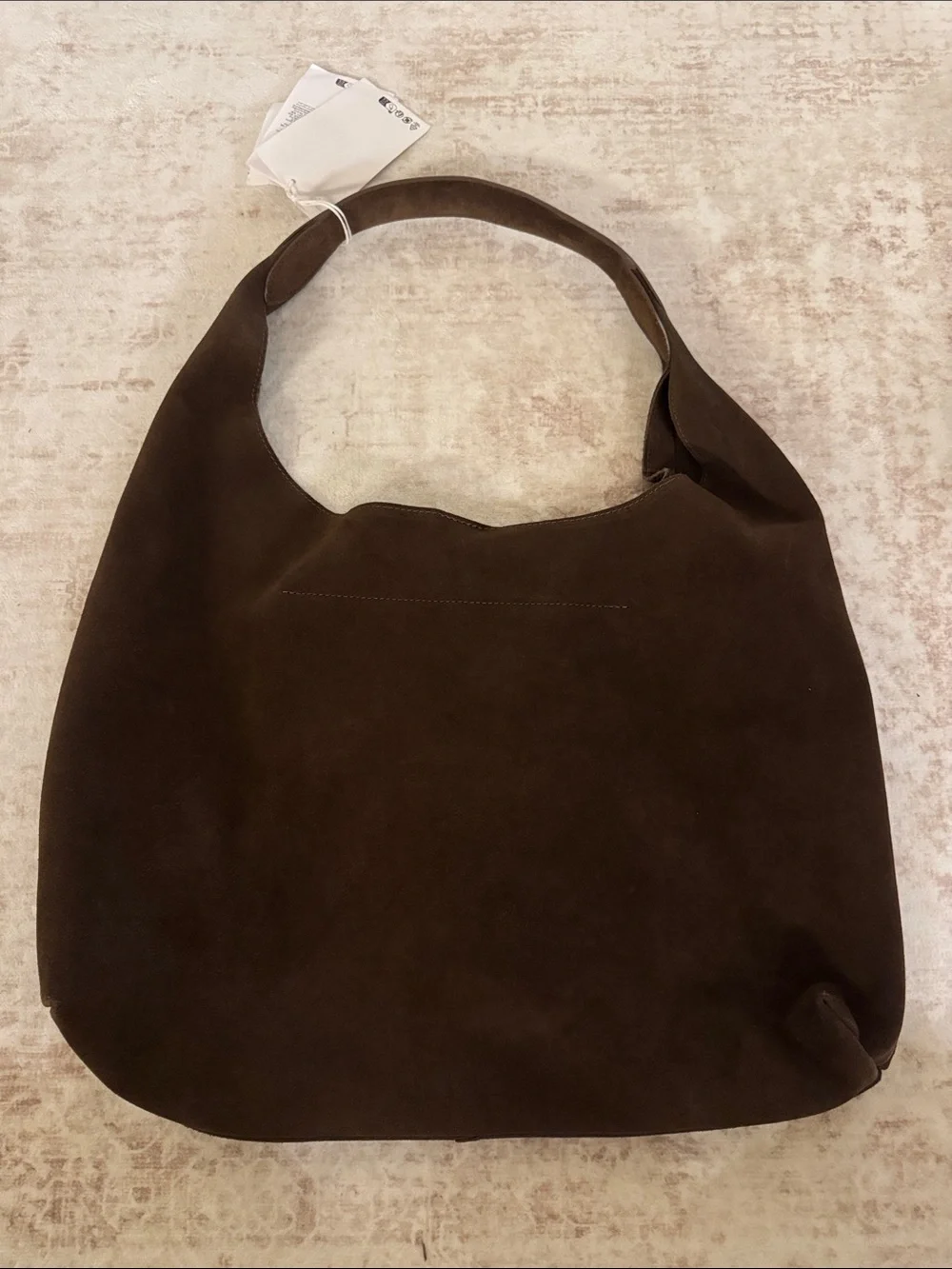 NWT & Other Stories Large Suede Tote Bag - Brown - Picture 4 of 11